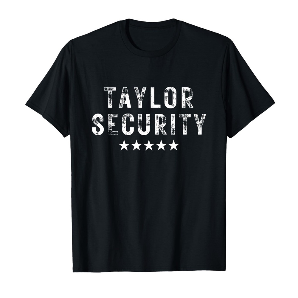 NWT‎ Taylor Security Team Graphic Black T-Shirt Unisex Style Medium